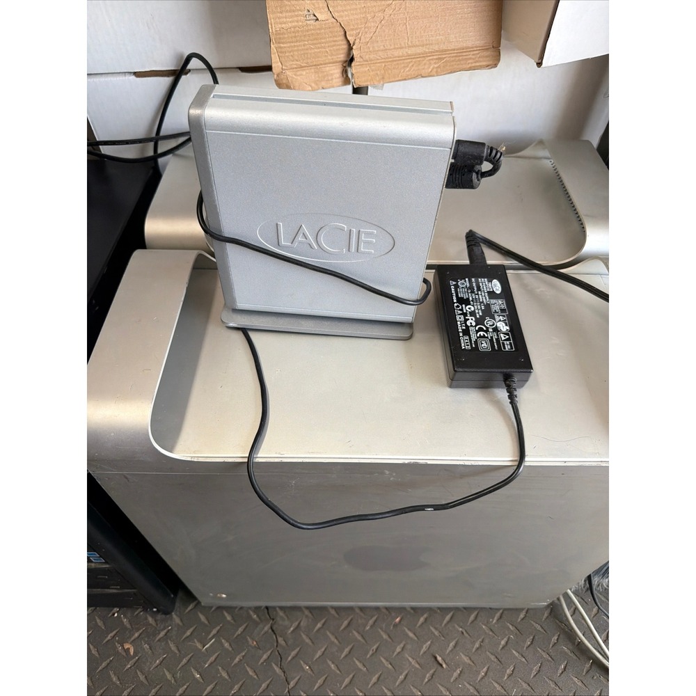 LaCie d2 200GB External Hard Drive Silver FireWire 400 USB 2.0 with PowerAdapter